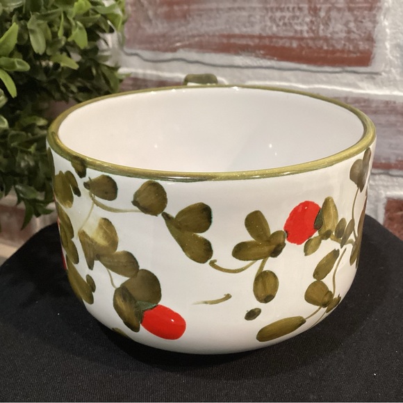 Beautiful ceramic flower painted coffee tea mug from “Italy” - large - nice - Picture 5 of 11